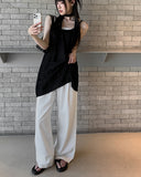 Baul Cotton Pintuck Wide Pants