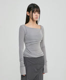 Layered Bustier Long Sleeve