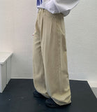 Colton Pintuck Cotton Wide Pants