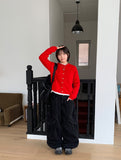 [unisex] Heromi Heart Balloon Wide Denim Pants
