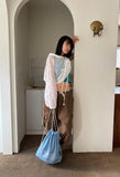 NET CROP SUMMER HOODY