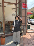 [unisex] Bledden Stripe Banding Wide Pants