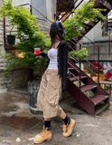 [Volume up!] Nien Ribbed Shirring Strap Sleeveless (+ With Cup)