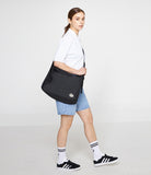 Cloud Smile Embroidery Cross Curved Messenger Bag