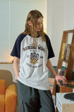 Marine Wave Raglan Short Sleeve Tee
