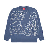 no.89 FLOWER DRAWING KNIT