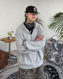 Doven Waffle Knit Hood Zip-Up