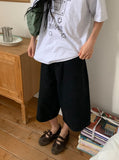 [unisex] Hachi Boyfit Bermuda Denim Pants