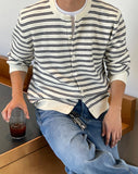 Tess Round Stripe Cardigan