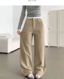 Loose Wide Span Banding Cotton Pants