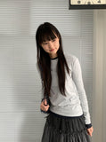 Nakeun Round Long Sleeve Tee