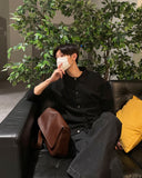 Mons collar knit cardigan
