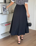 Joanne Flared Long Skirt (belt set)