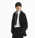 WOOD BUTTON FRENCH JACKET