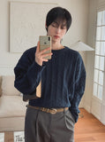 Cord Cable Round Knit