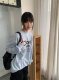 [unisex] Scom Lettering Over Sweatshirt