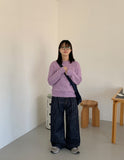 Gethin mix color wool knit