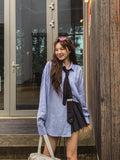 micro pleats strap skirt pants