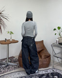 Racky Spider Wide Denim Pants