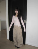 Karn Multi-Pocket Wide Cargo Pants
