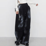 (Unisex) Motio Printed String Slit Pants