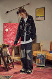 [2-WAY] Skeleton Hood Zip-Up