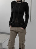 Seron Muffler Knit T-shirt