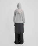 Layered Zip Hoodie