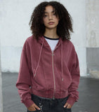 Vintage Pigment Balloon Fit Hood Zip-Up