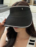 Hello Rattan Banding Sun Cap