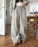 [U-BASIC] Snack Brushed Wide Training Pants