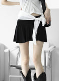 Way roll-up mini skirt