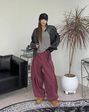 Ennis Leather Patch Waffle Beanie