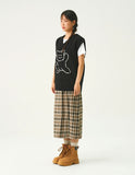 Big Line Bear Smile Knit Vest