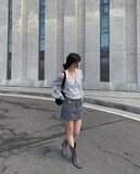 Minty V-Neck Loose Knit