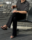 Cool Banding One Tuck Wide Slacks
