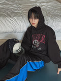 Pian Wide Color Matching Track Pants