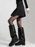 Mild Pleats Skirt Pants