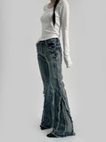 Ariel Fringe Bootcut Denim