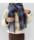Soft Check Balaclava Muffler