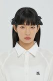 TWEED RIBBON HAIR PIN