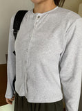 Amk Punching Snap Round Cardigan