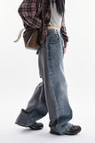 Asura cutting denim pants