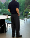 Ice Silk Collar Knit