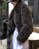 Lucy Collar Eco Fur Jacket