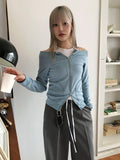 SOFT OFF SHOULDER ZIP-UP