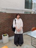 [unisex] Melter Summer Nylon Hood Short Sleeve Shirt