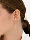 Champagne Moon Dew Drop Silver Darling Earrings