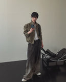 Reno Brush Wide Denim Pants