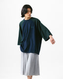[AG] Color Block Raglan 7 Sleeve